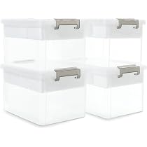 Citylife 16L Craft Storage Organizer and Bins with Removable Tray